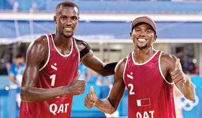 Qatar's Beach Volleyball Team